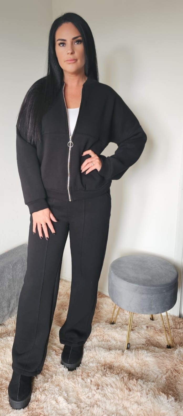 "Zip Me" Lounge Wear Set