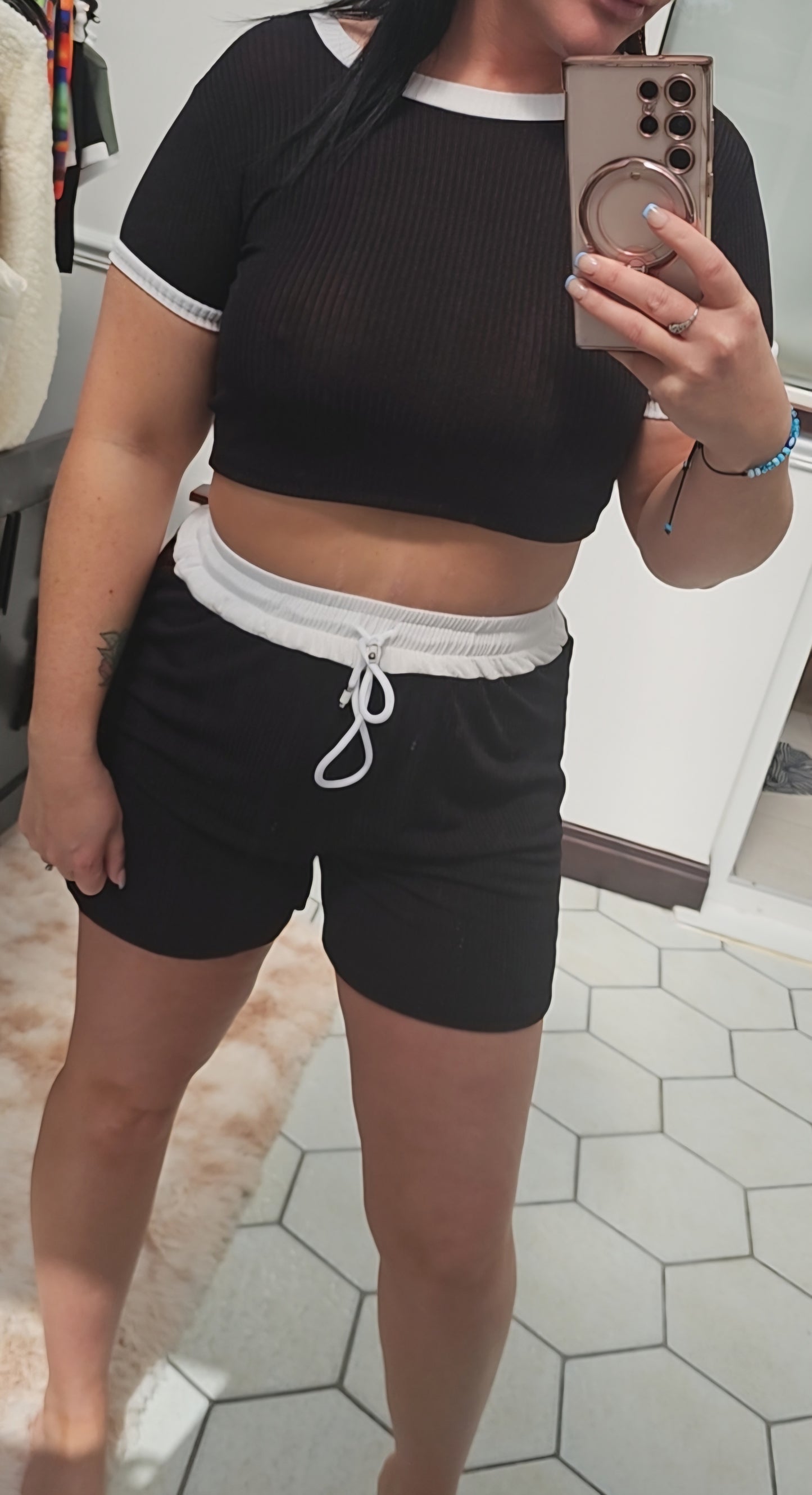 "Hottie" 2 piece short and top set