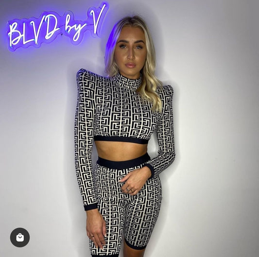 'Kimmy K' Bandage Two Piece